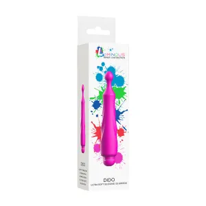 Luminous Dido 10-Speed Bullet Vibrator With Silicone Pinpoint Sleeve Fuchsia