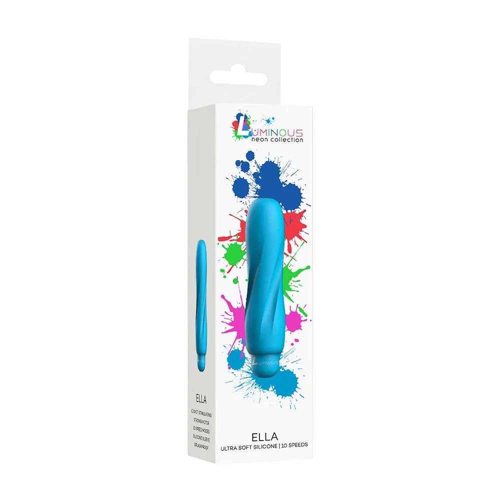 Luminous Ella Abs Bullet With Silicone Sleeve 10-Speeds Turquoise