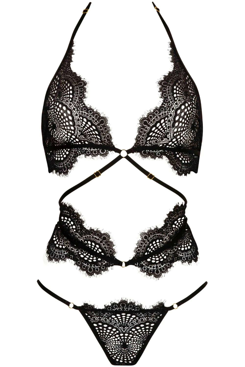 Madame Rêve Naked Back Bodysuit. Size L (UK 14)