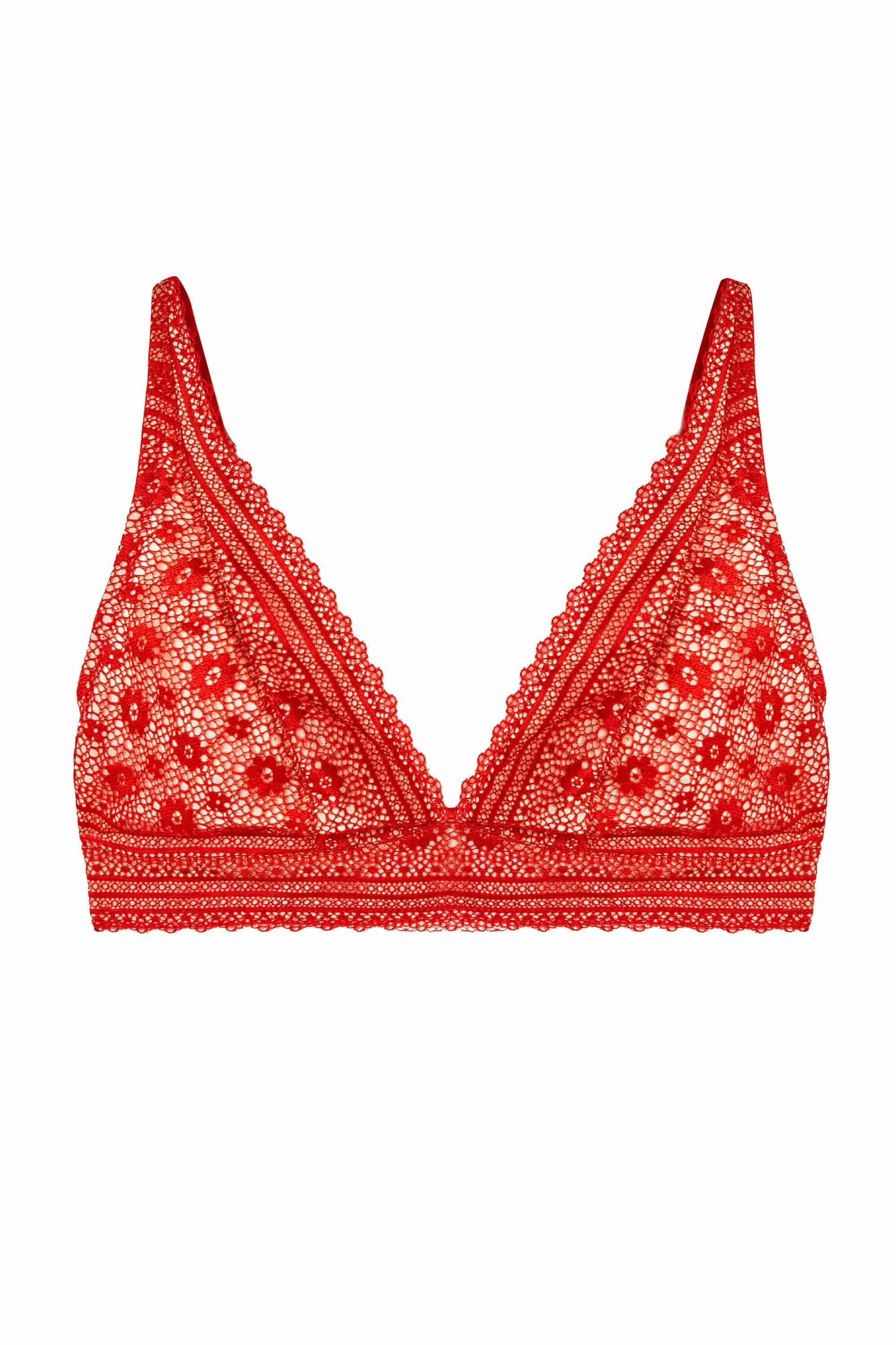 Maia Red Lace Bralette