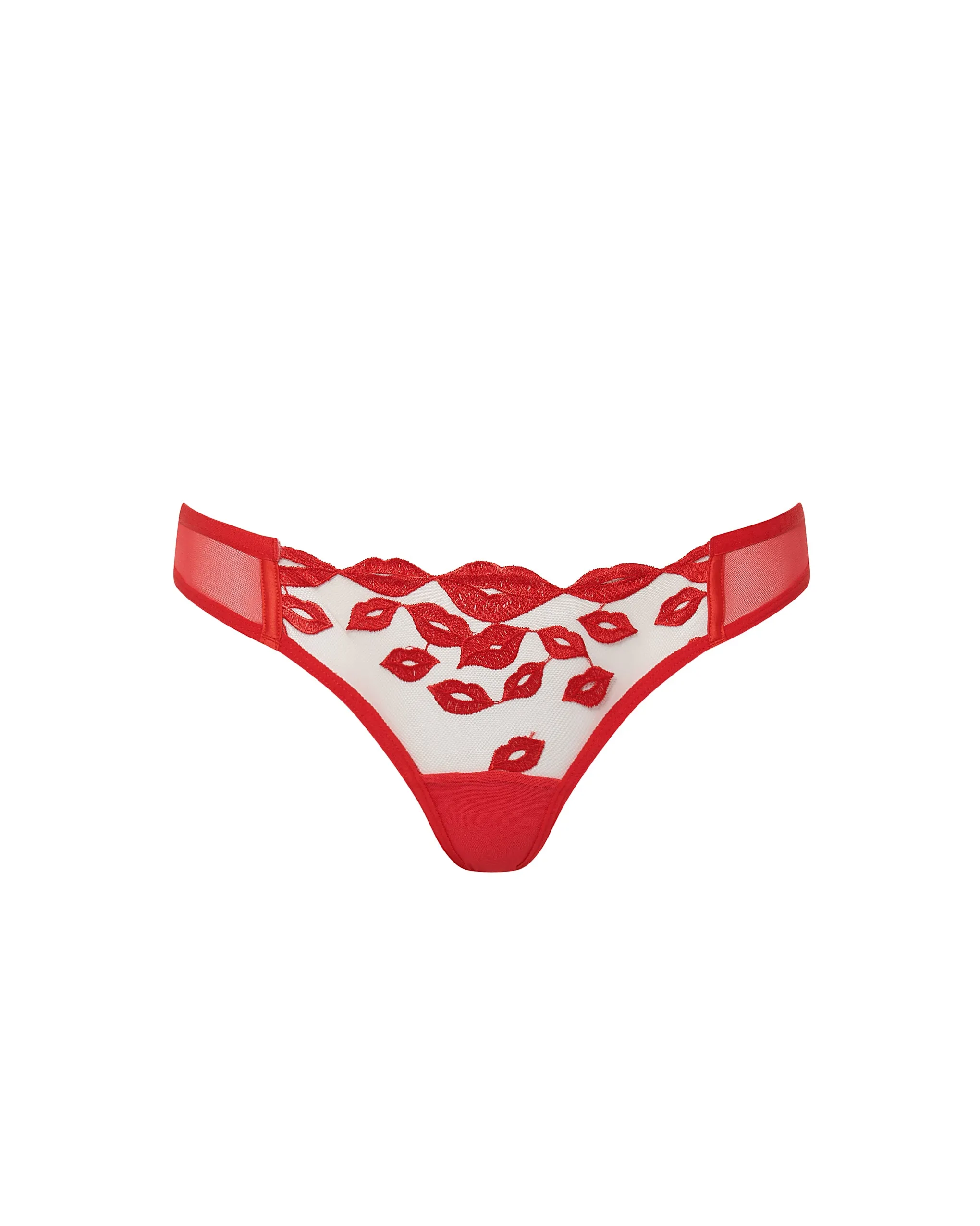 Marian Brief Red/Sheer