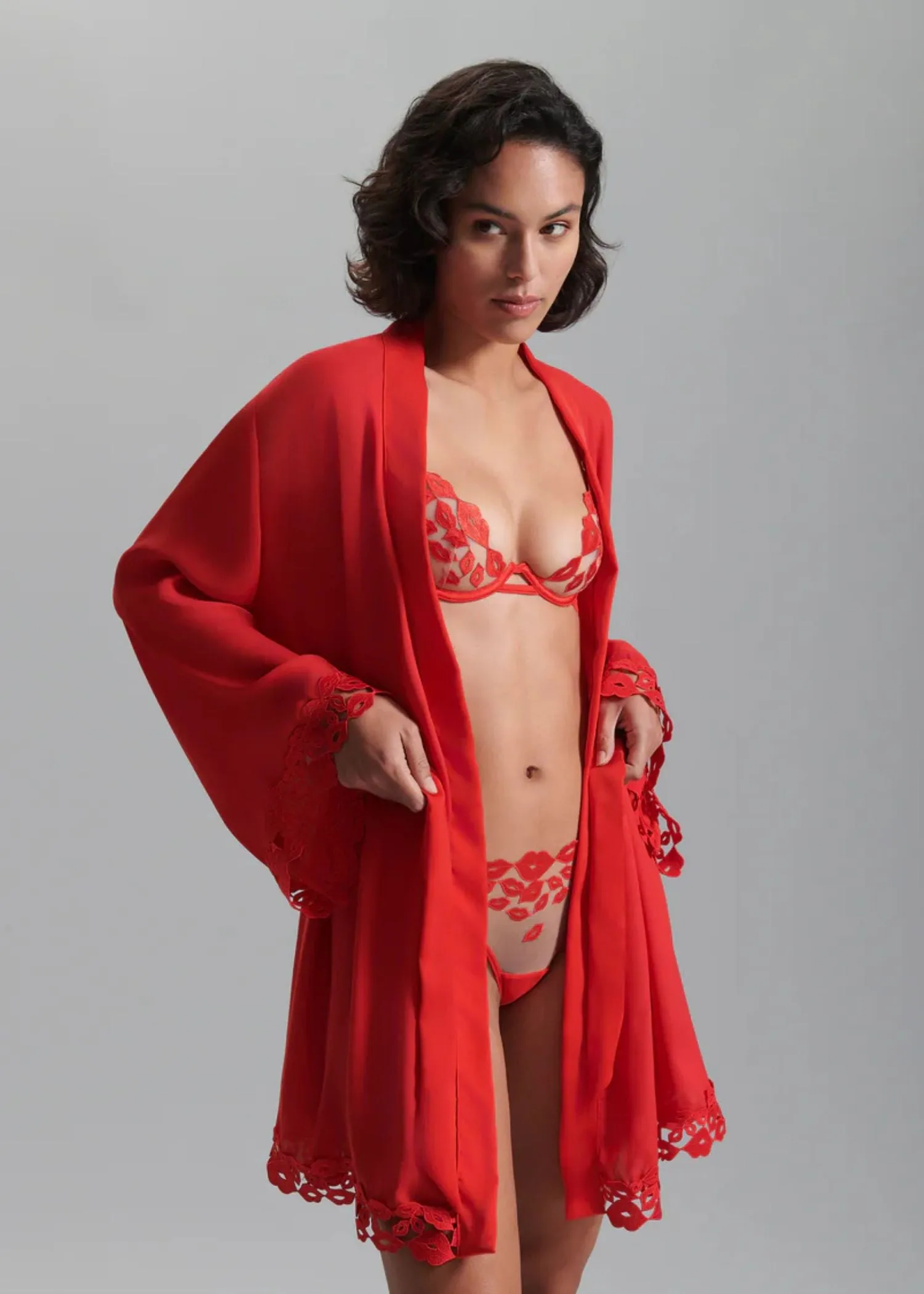 Marian Kimono (Red)