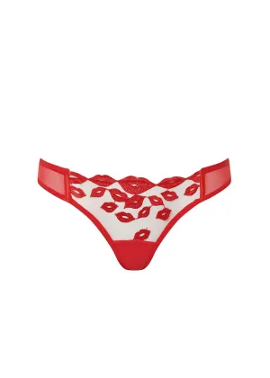 Marian Panty (Tomato Red/Sheer)