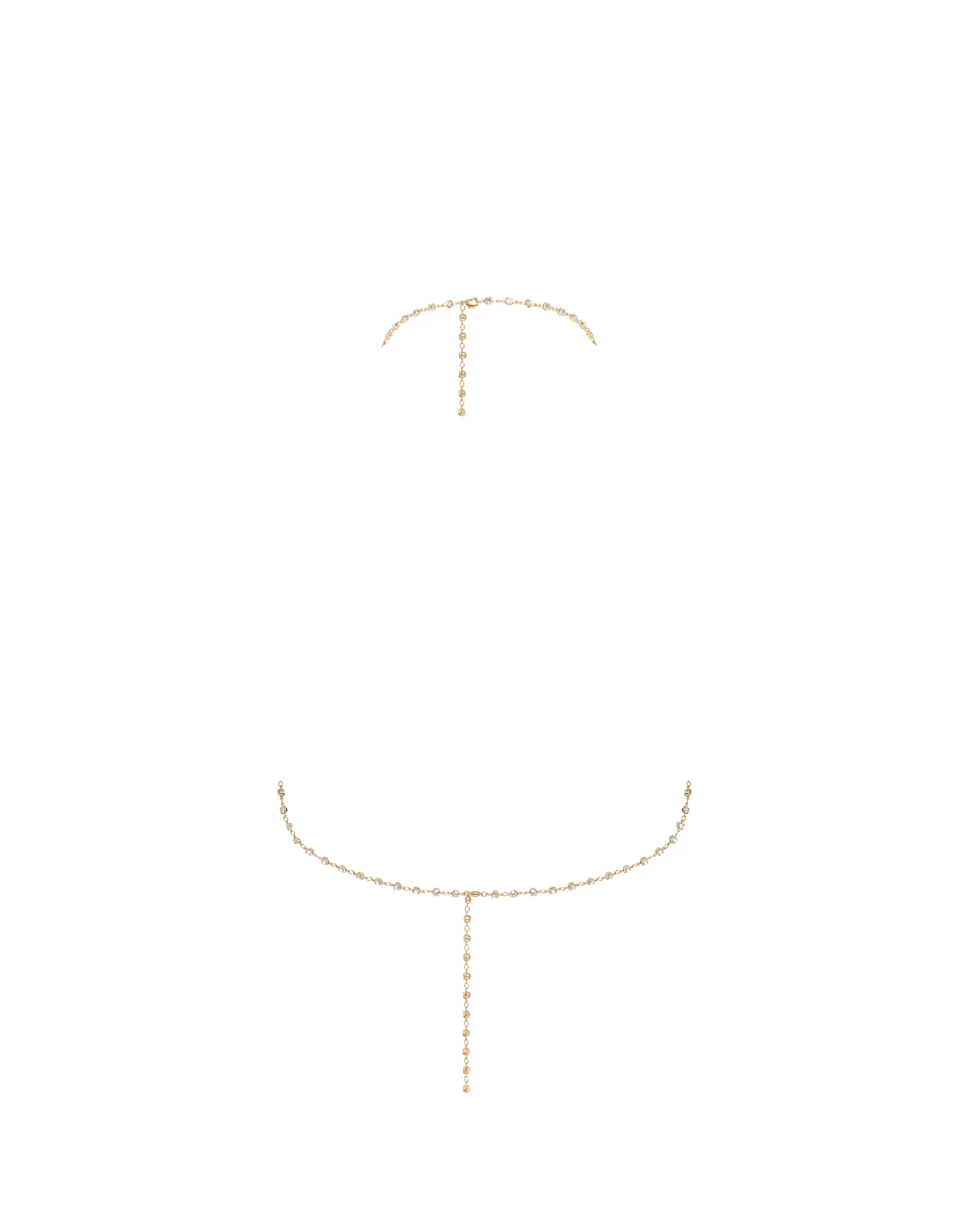 Marli Diamond Lattice Bra Gold
