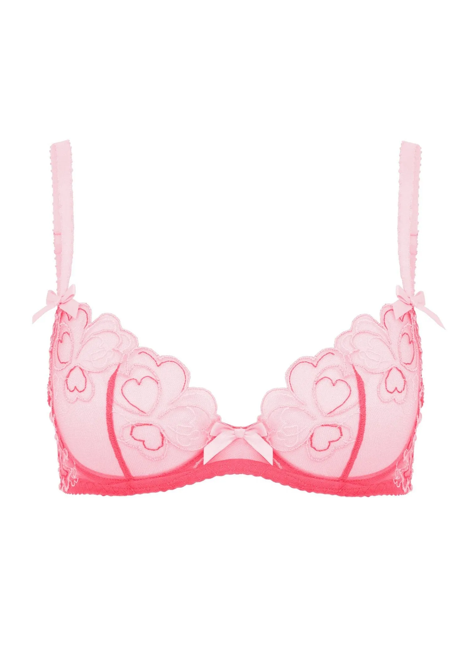 Maysie Bra (Fuchsia / Baby Pink)
