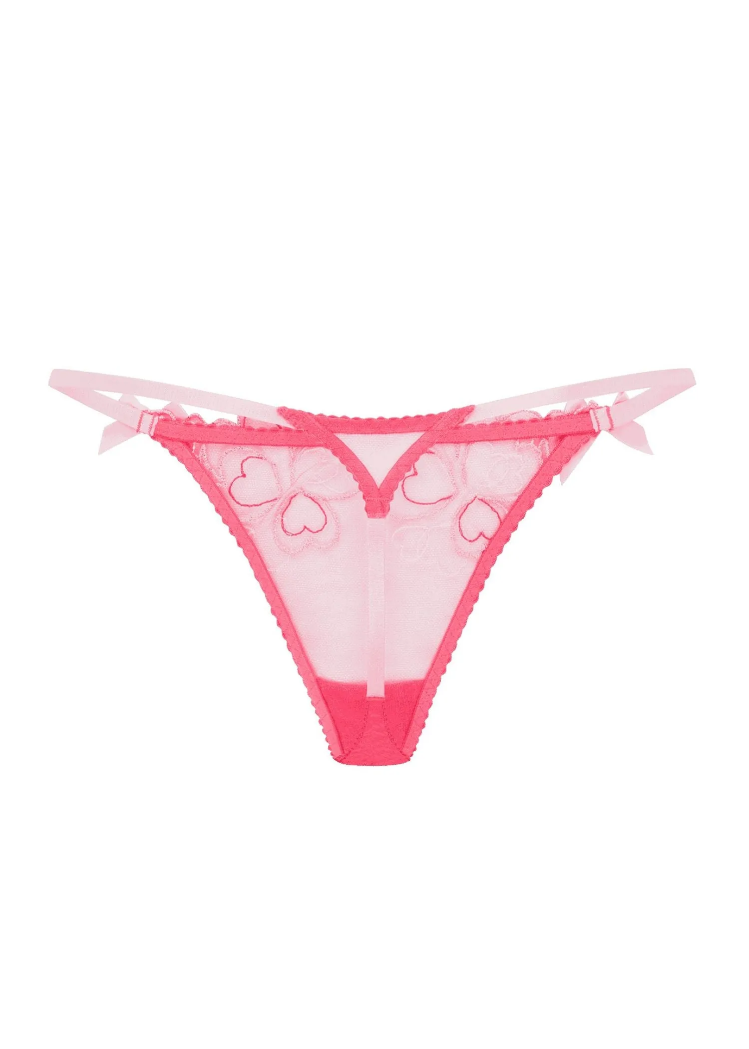 Maysie Thong (Fuchsia / Baby Pink)