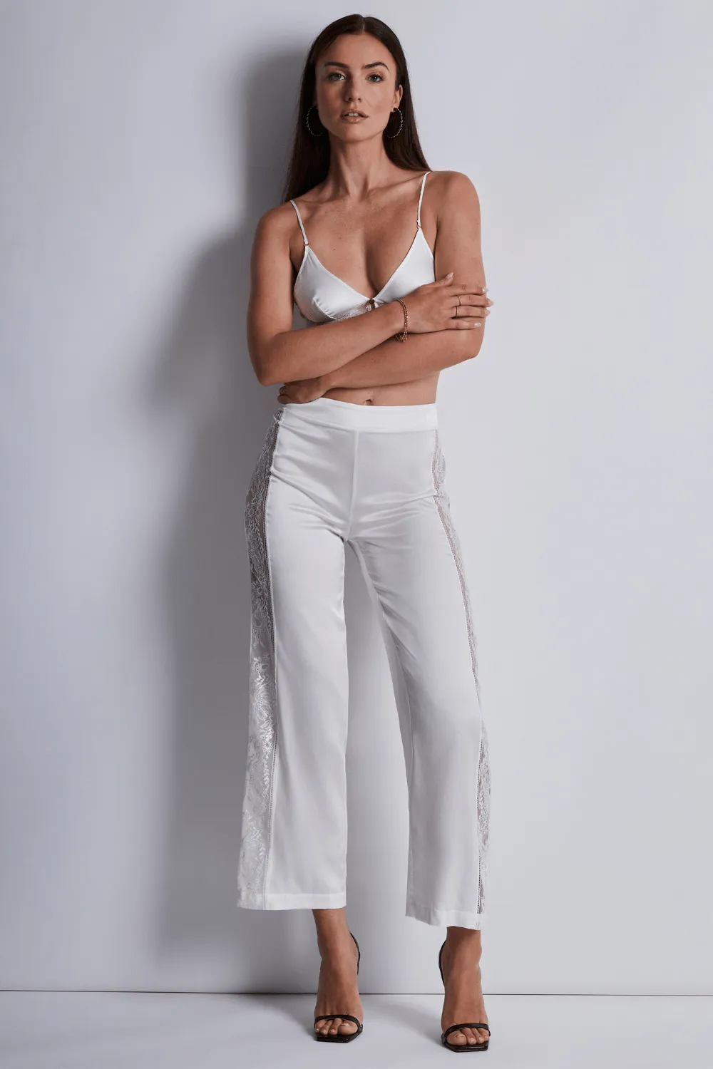 Midnight Whisper Silk Bralette Opale