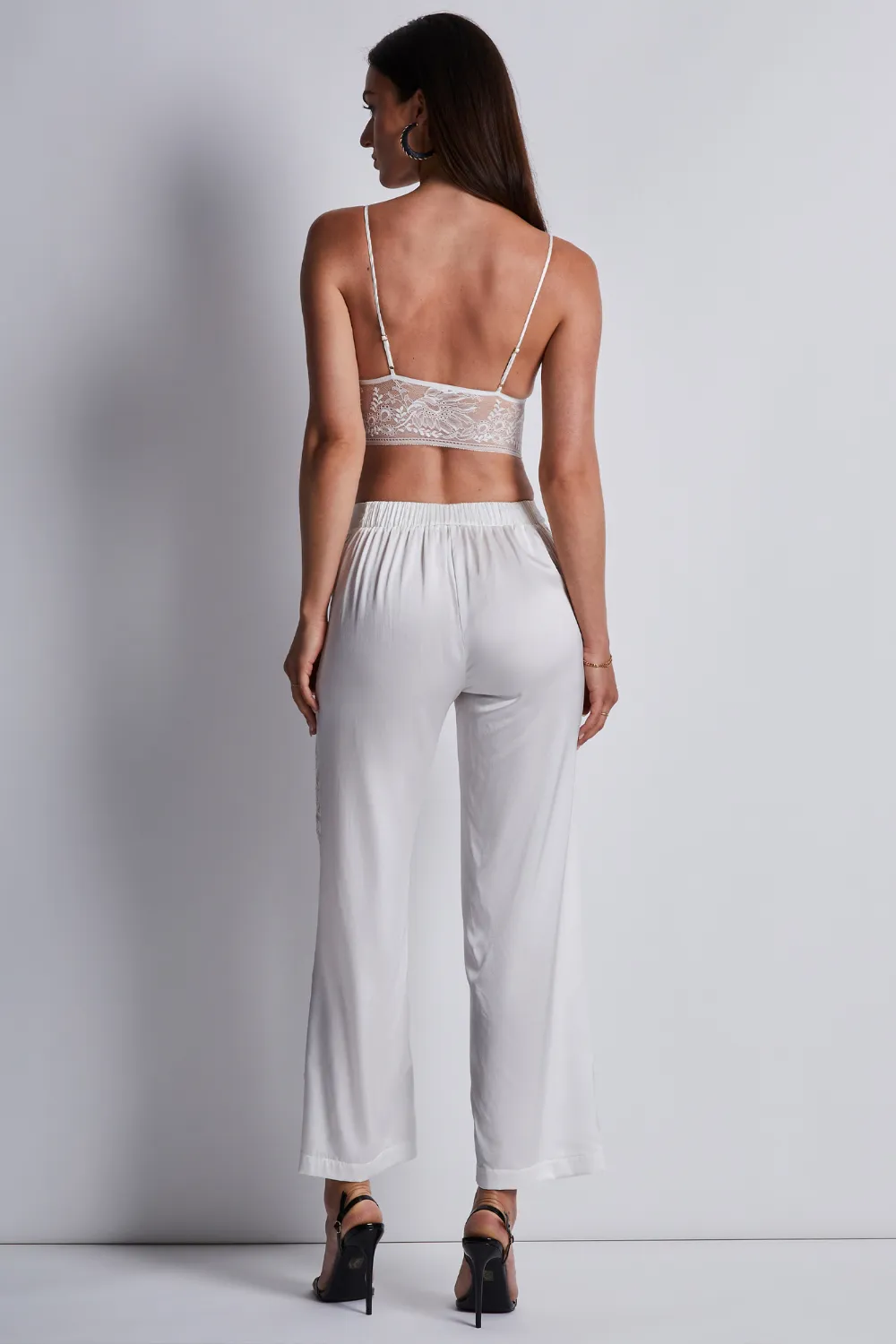 Midnight Whisper Silk Bralette Opale