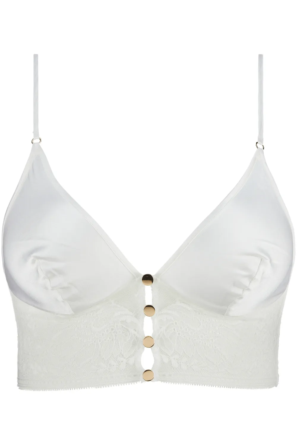 Midnight Whisper Silk Bralette Opale