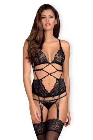 Mixty Corset & Thong. Size L-XL (UK 12-14)