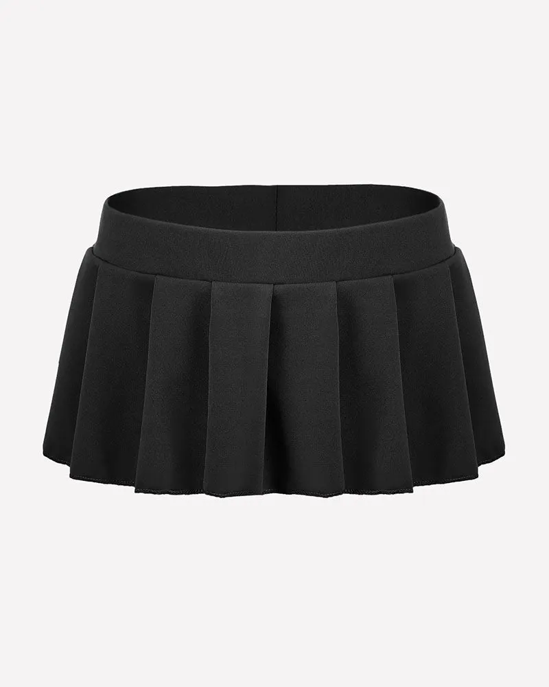 Pleated Ruffle Mini Skirt for Schoolgirl (DE Only)