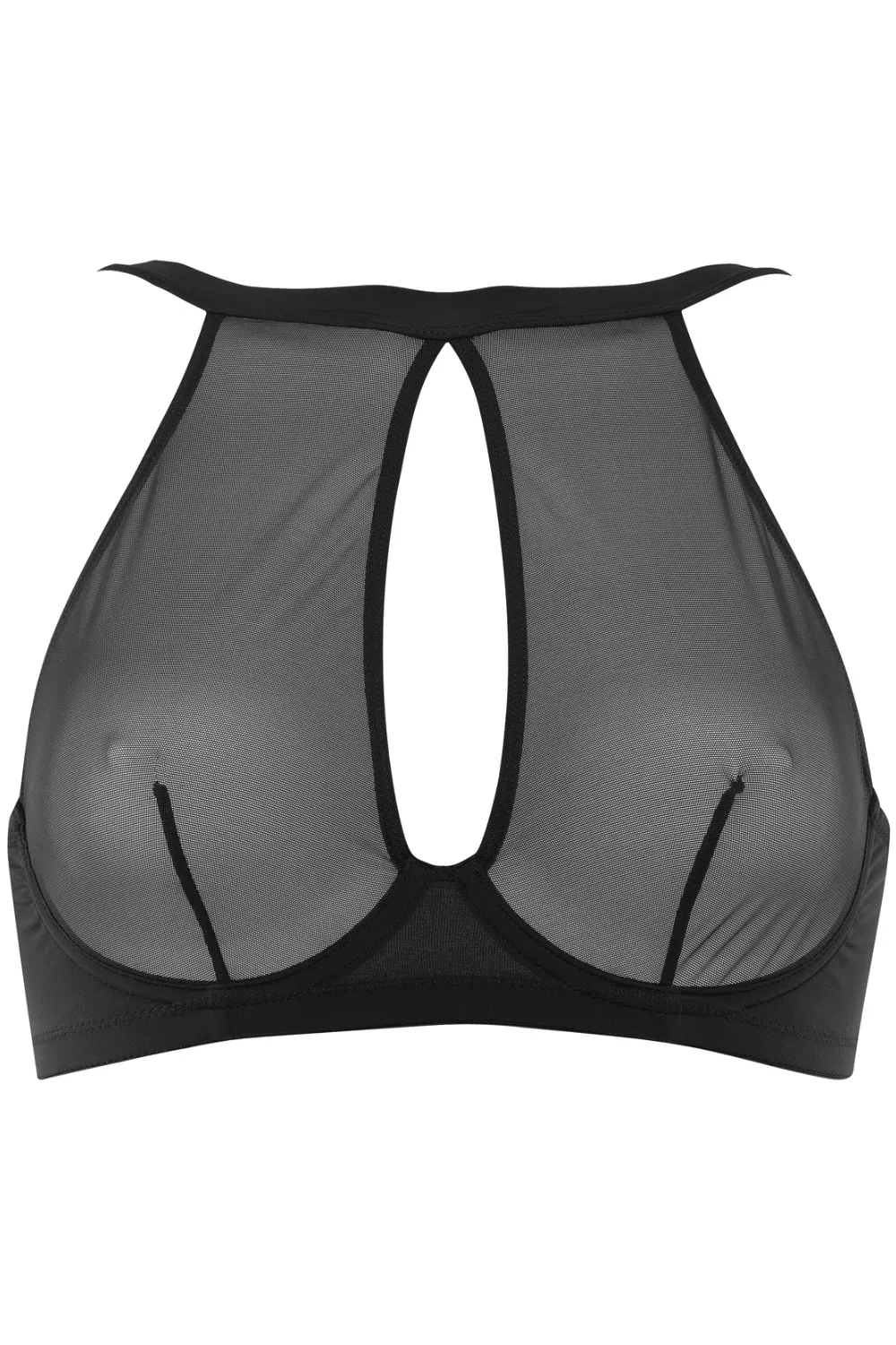 Pure Tentation Wire Bra Black