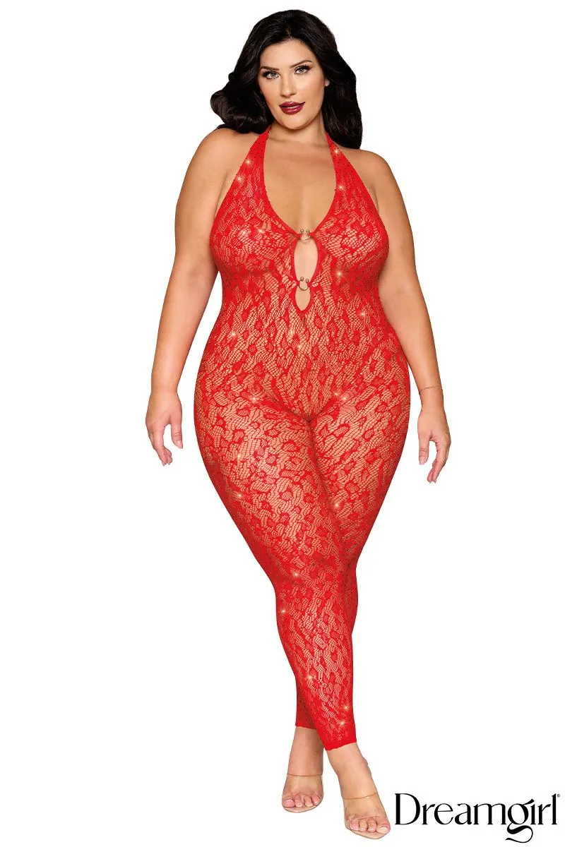 Rhinestone Bodystocking