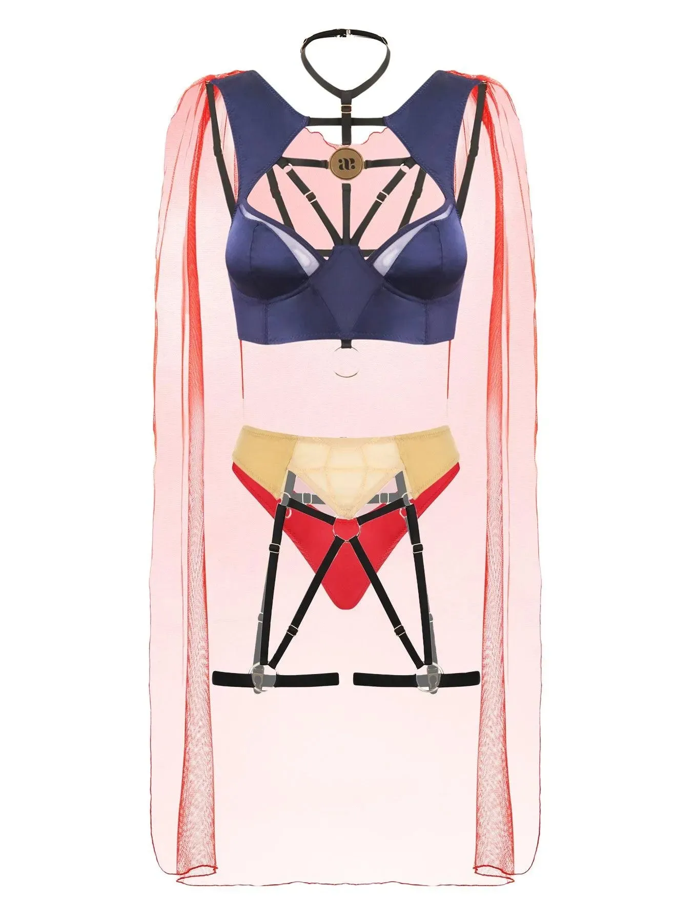 Role-playing Lingerie Set Super Lady