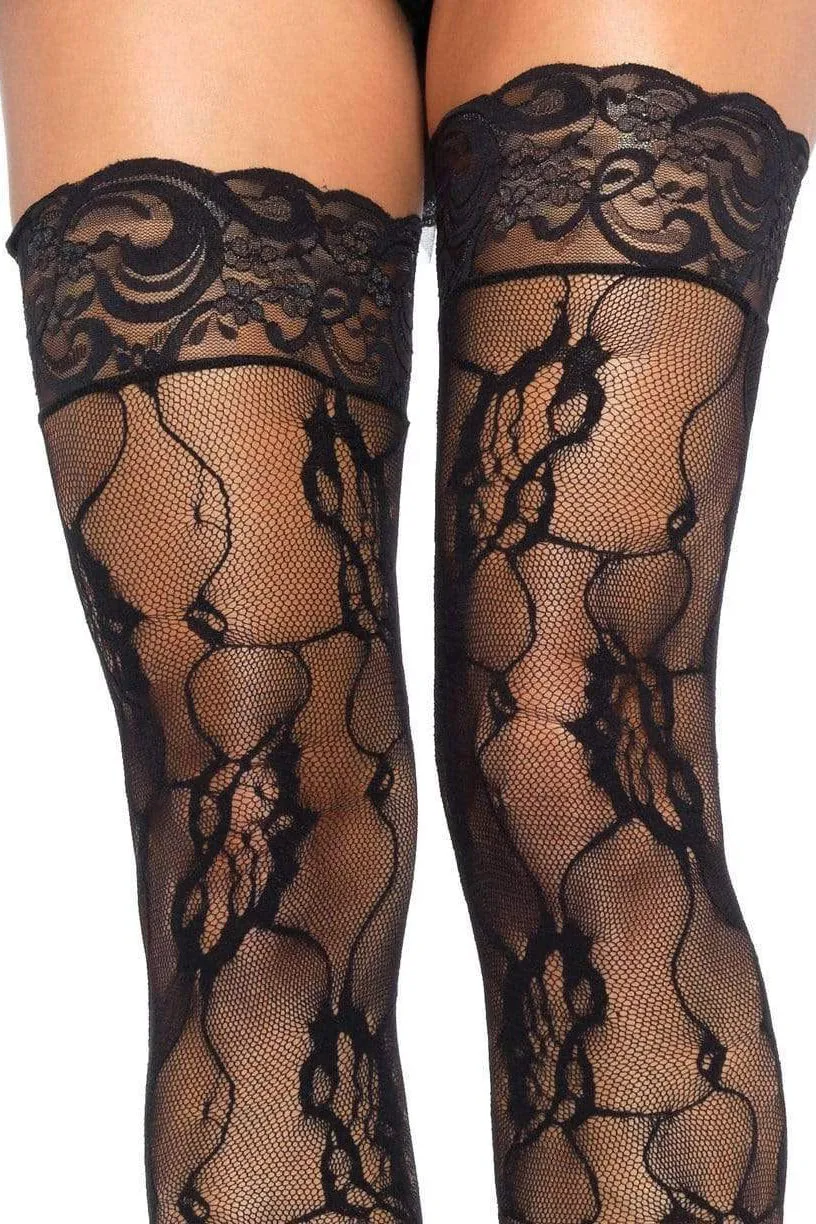 Rose Lace Stockings
