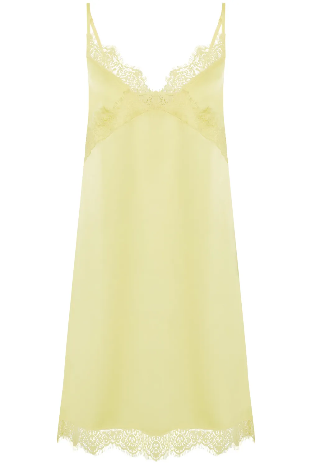 Satin Secrets Nightdress in Yellow