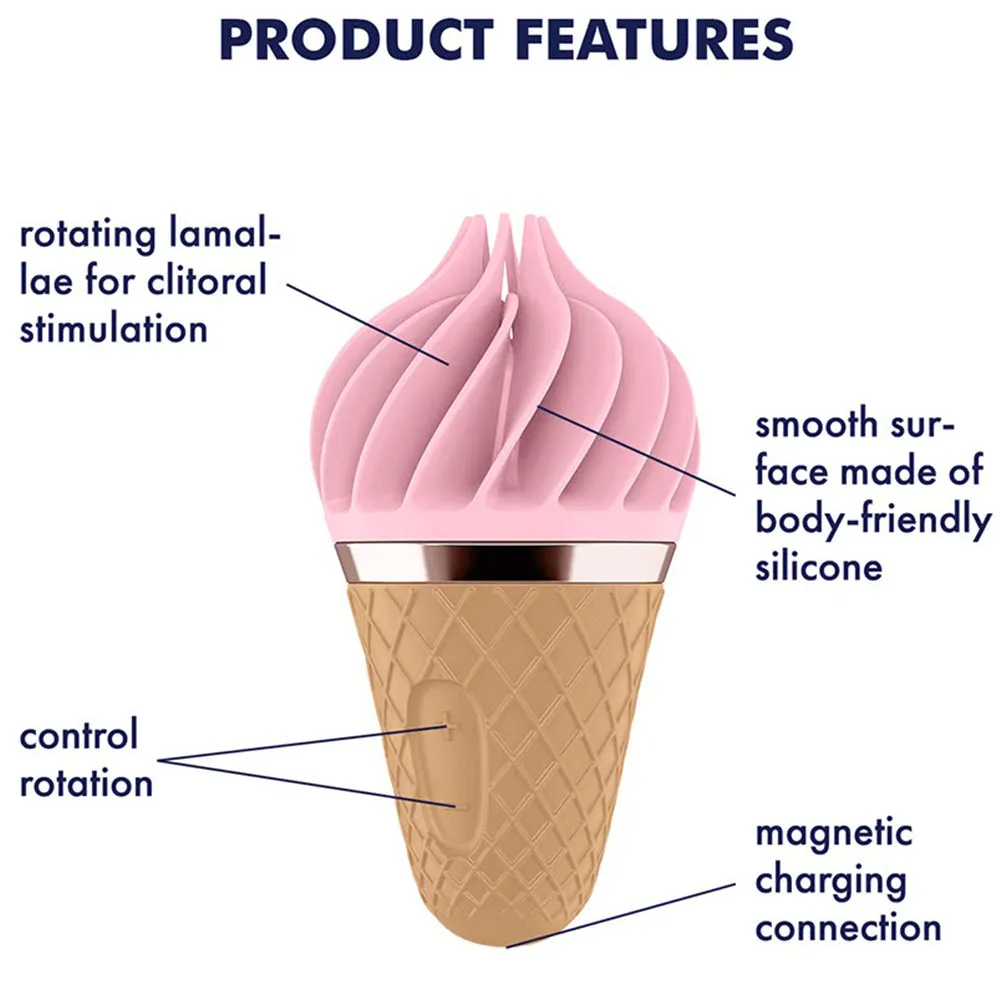 Satisfyer Sweet Treat ROTATING Vibrator POWERFUL USB Clitoral Stimulator Sex Toy