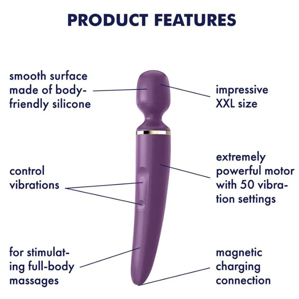 Satisfyer Wand POWERFUL Vibrating Massager Clitoral Stimulator Vibrator Sex Toy