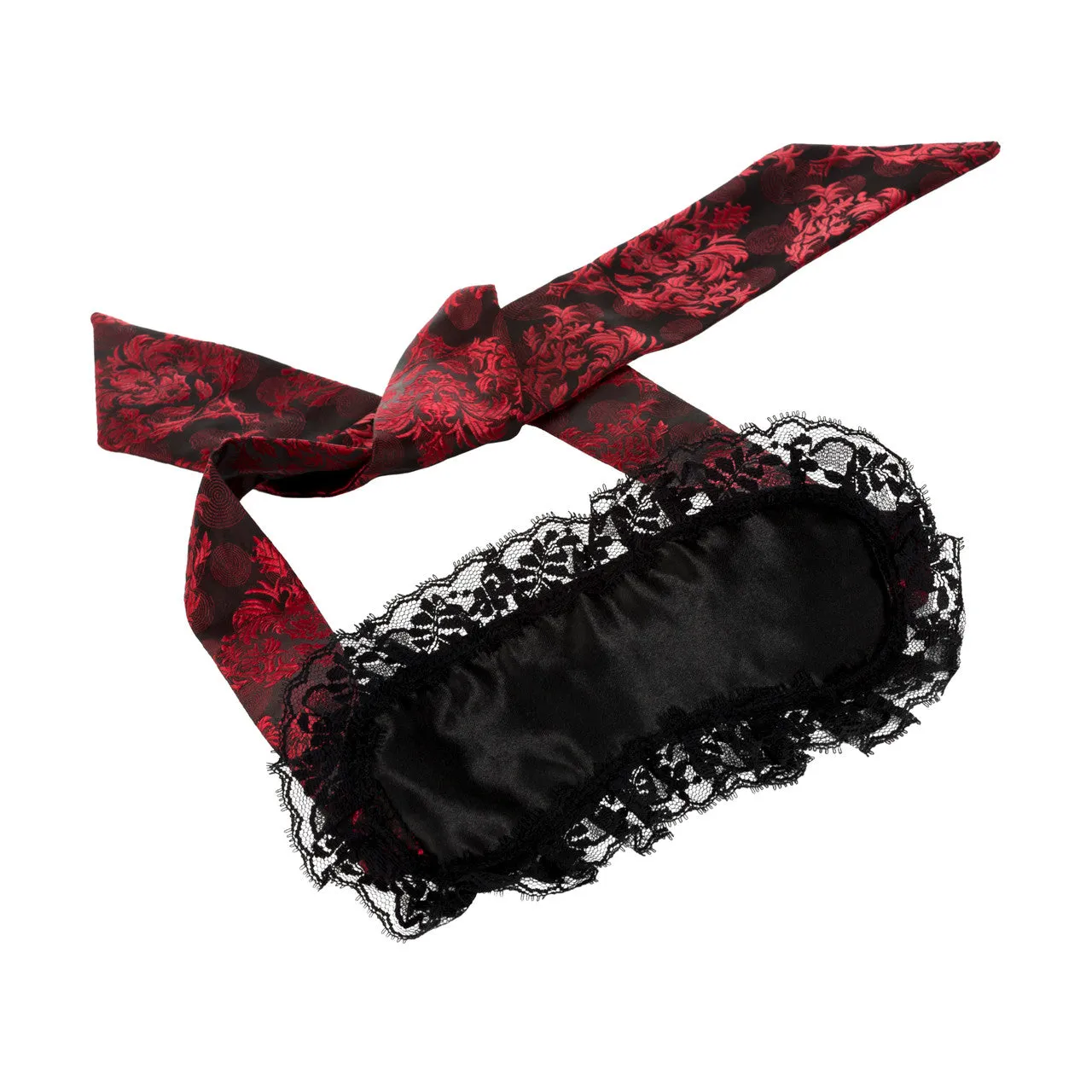 Scandal Eye Mask Black Red Lace BDSM