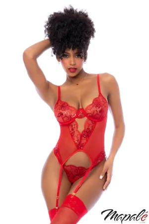 Sequin Lace Bustier