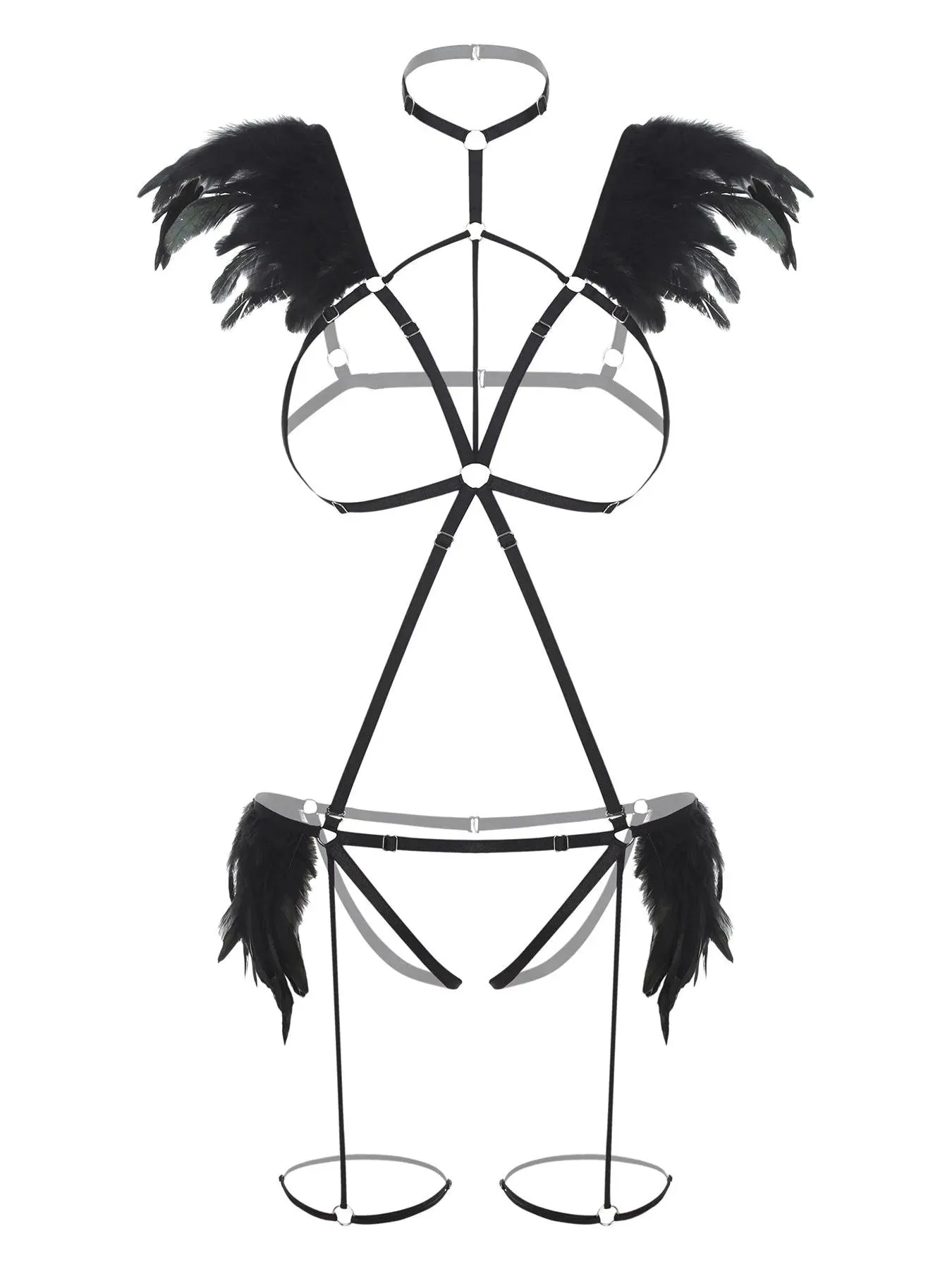 SET WITH HARNESSES NIGHT OF REVELATIONS
