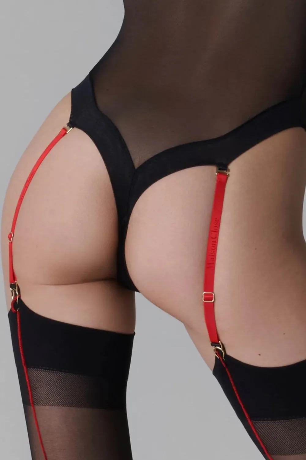Signature Suspender Straps Red