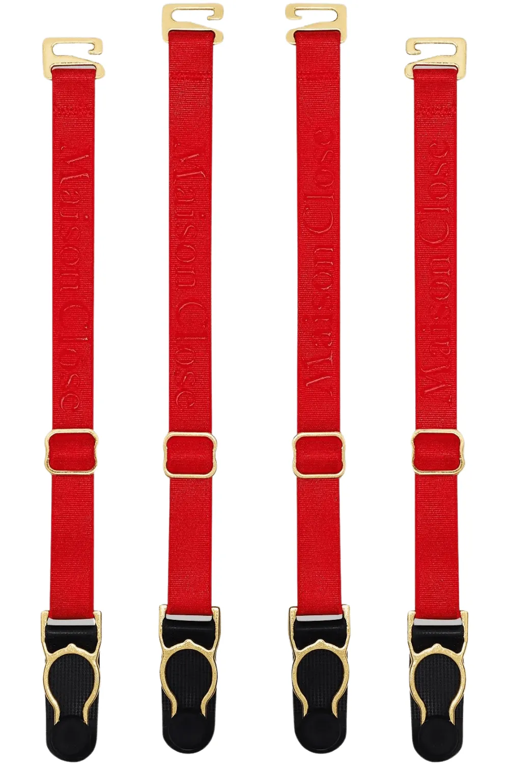 Signature Suspender Straps Red