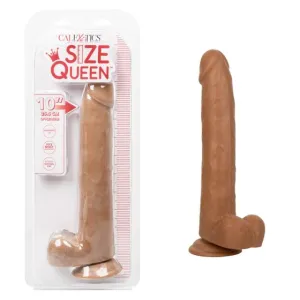 Size Queen 10 inch/25.5 Cm - Brown