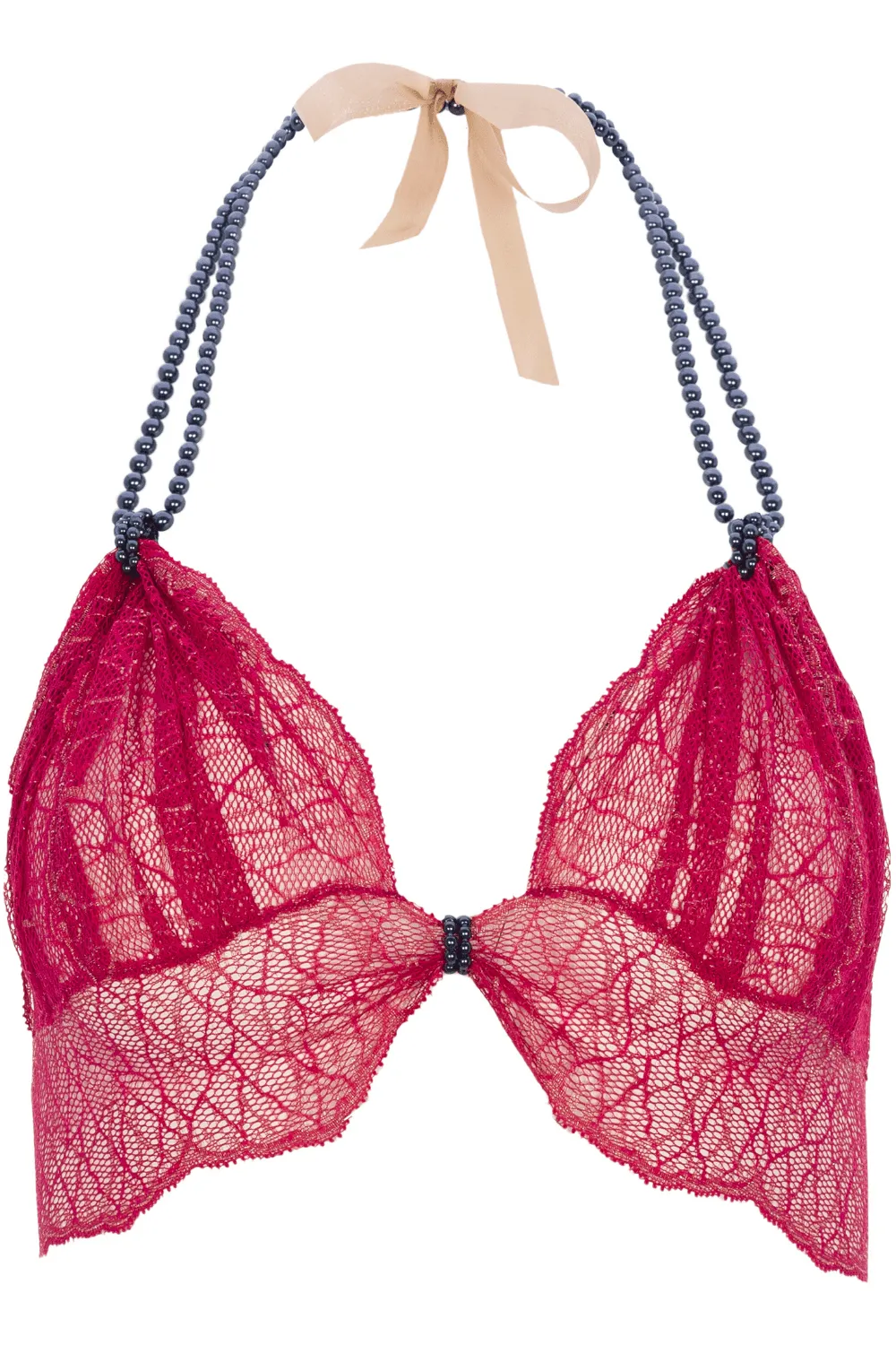 Sydney Dark Pearl Bra Red