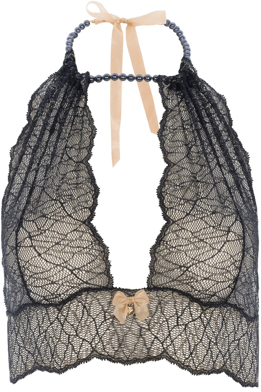 Sydney Dark Pearl Bralette Black