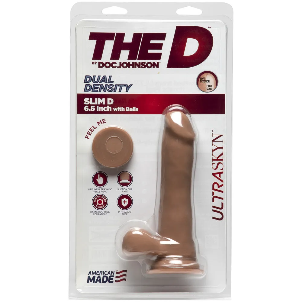 The Slim D Firmskyn W/balls 6.5 Caramel