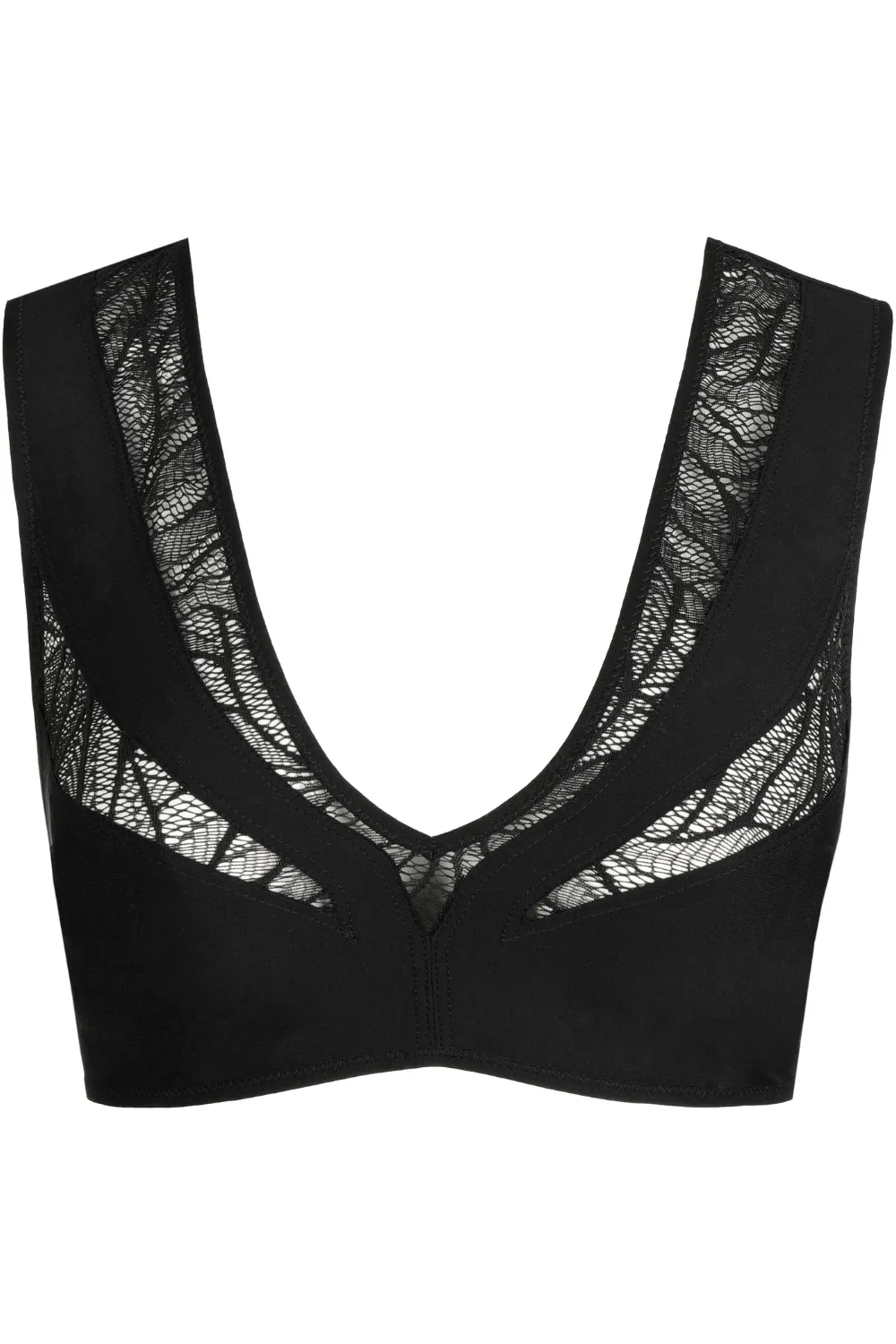 Tomorrowland x Sarda Greta Crop Top in Black