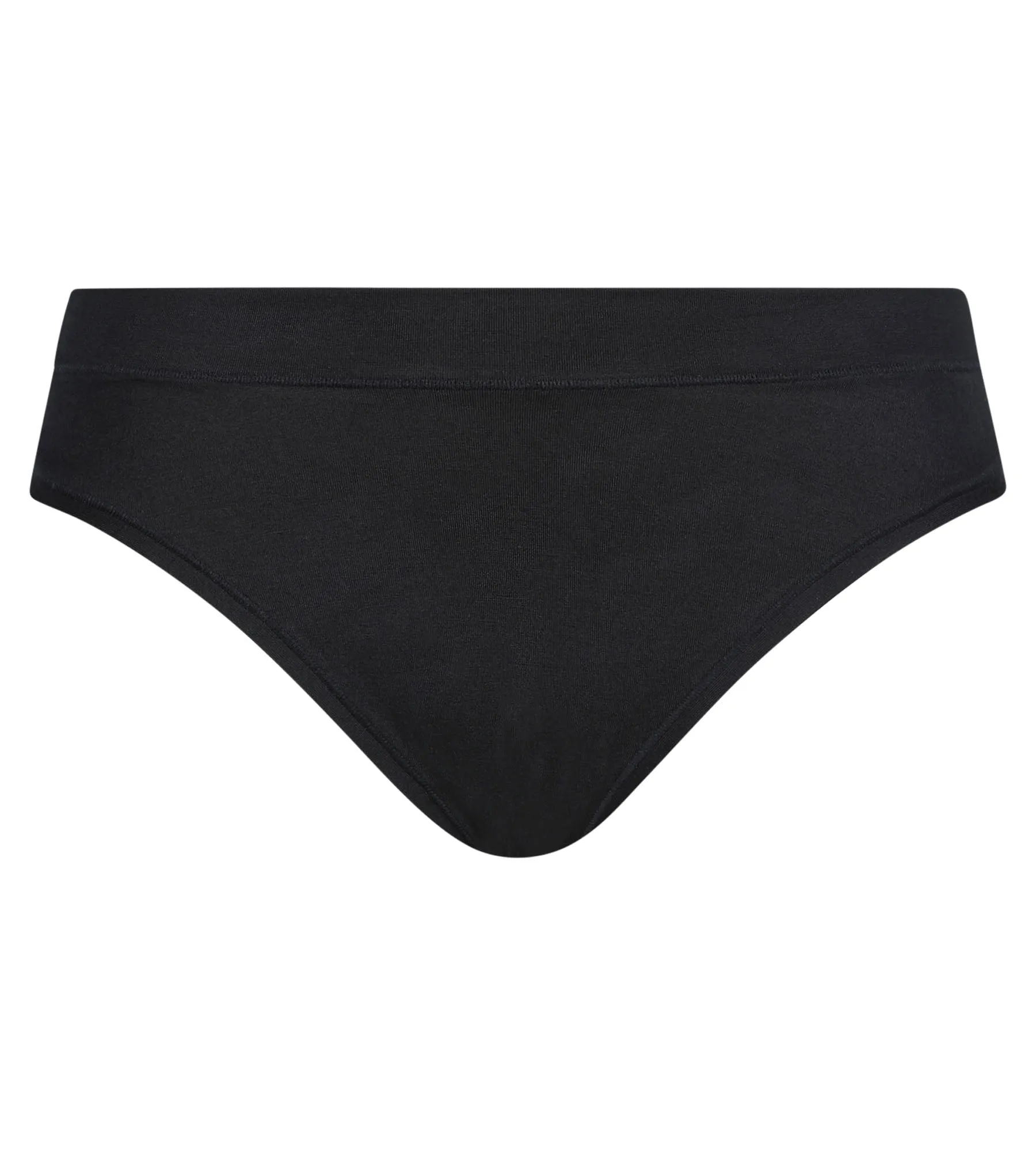 Women's Thong in Black Modal Cotton Dim Comfort Collection