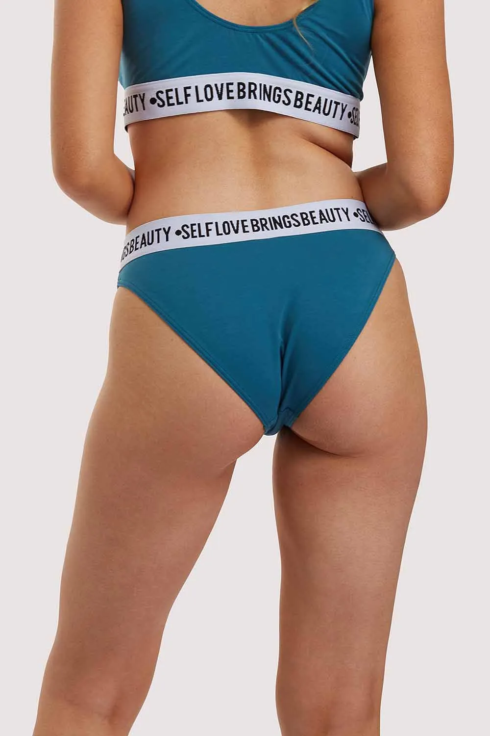 x PP Self Love Teal Brief