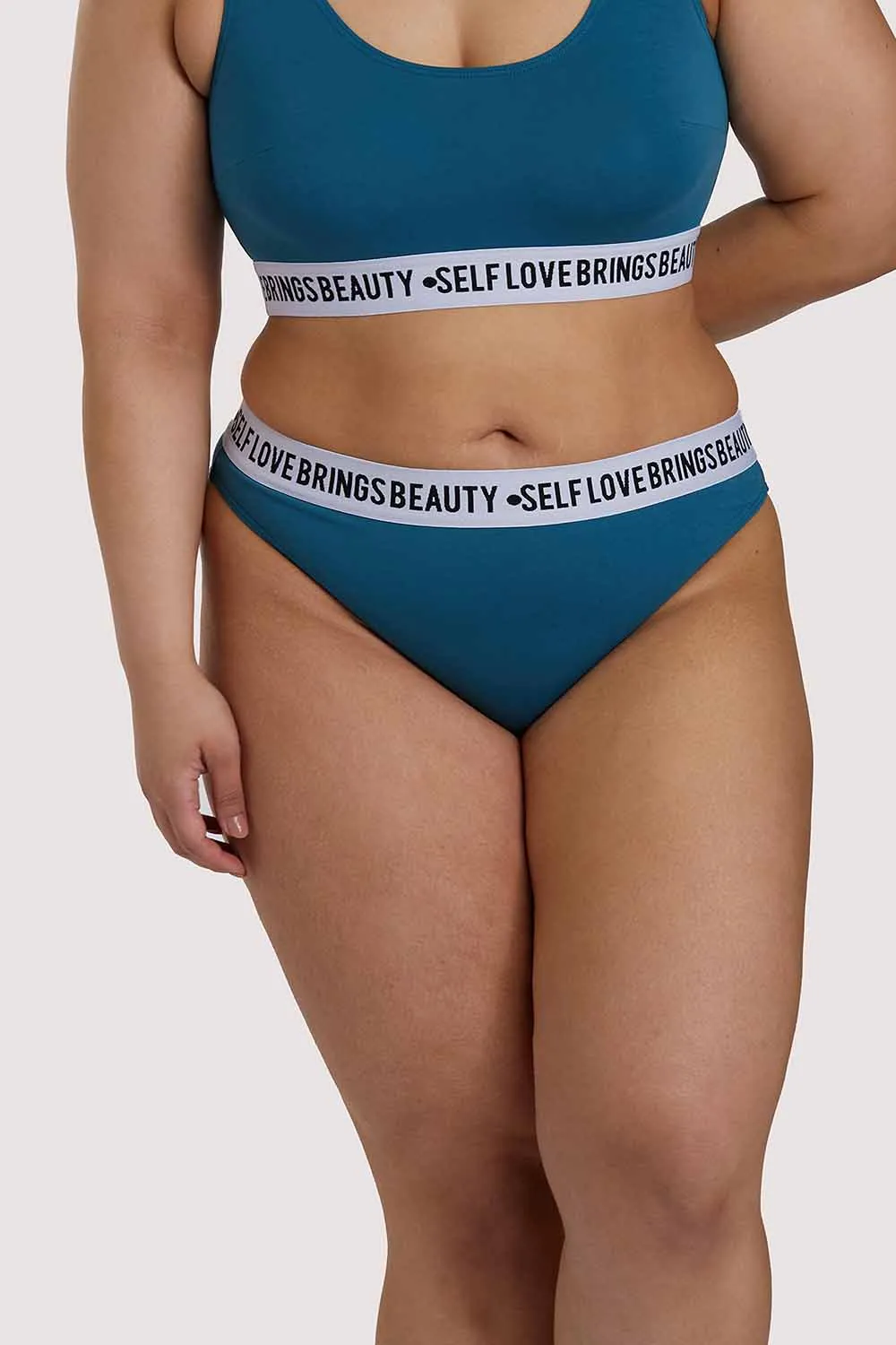 x PP Self Love Teal Brief