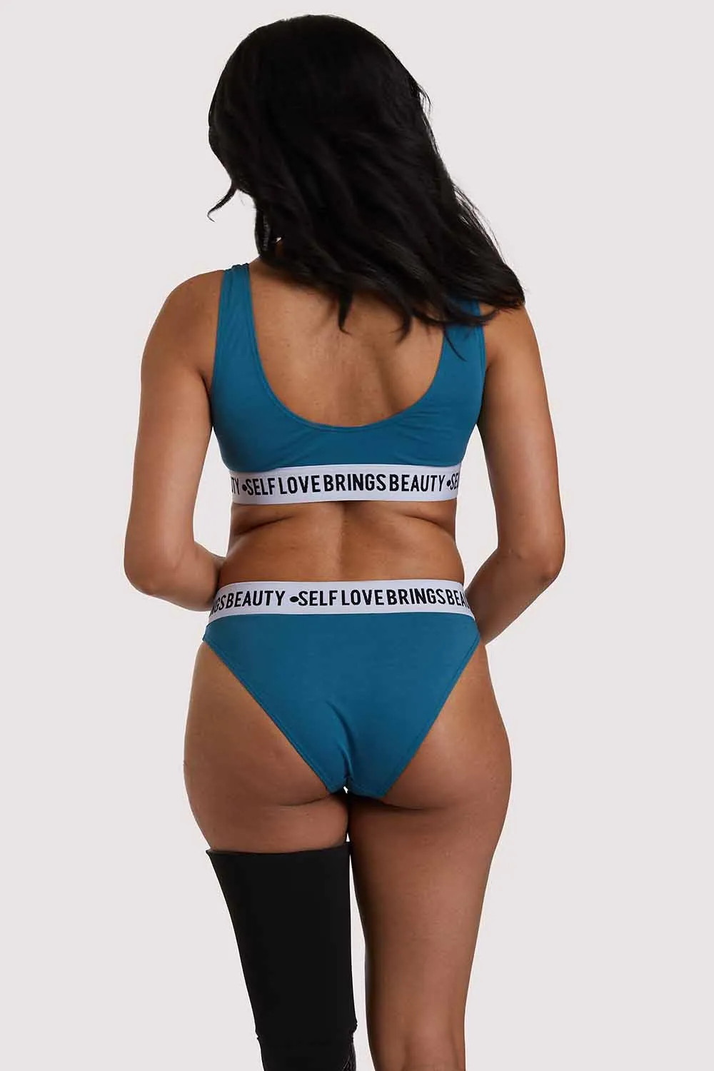 x PP Self Love Teal Brief