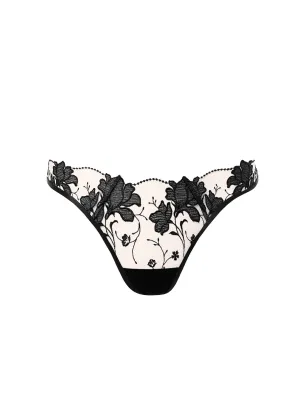 Yvette Thong (Black/Sheer)